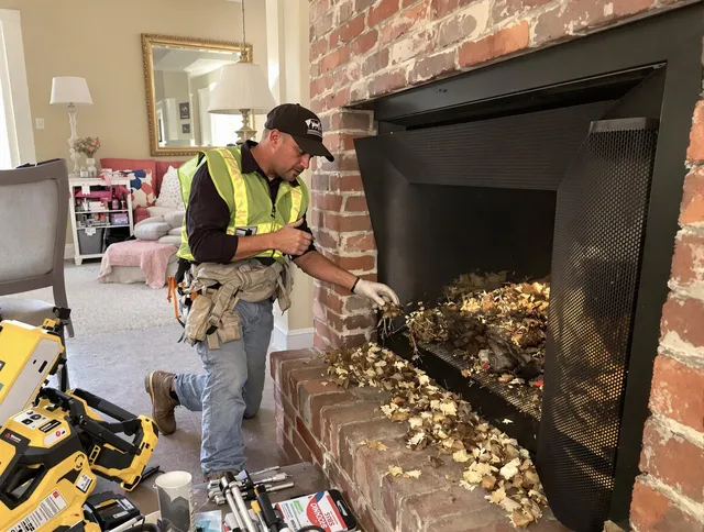 Safe screening installation by North Haven Chimney Sweep in North Haven, CT