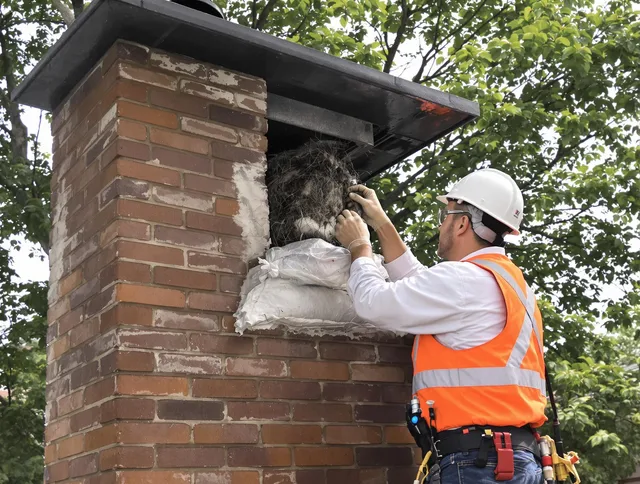 Humane removal of debris and animals by North Haven Chimney Sweep in North Haven, CT