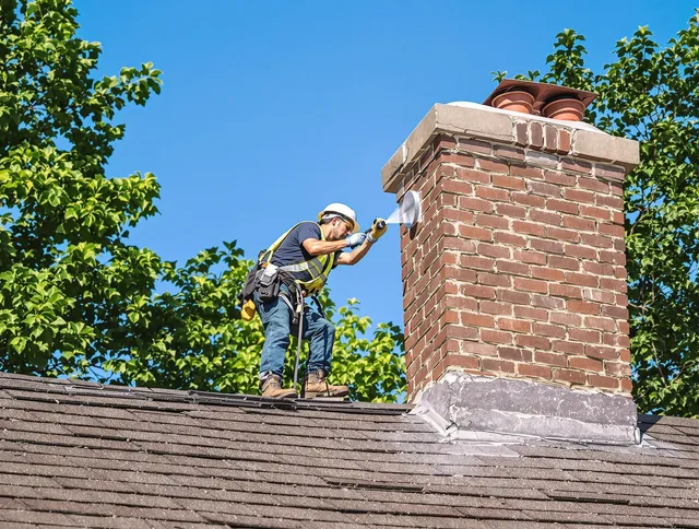 North Haven Chimney Sweep performing an inspection with advanced tools in North Haven, CT