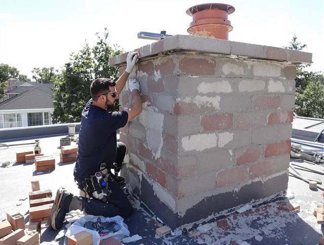 Advanced chimney repair process by North Haven Chimney Sweep in North Haven, CT
