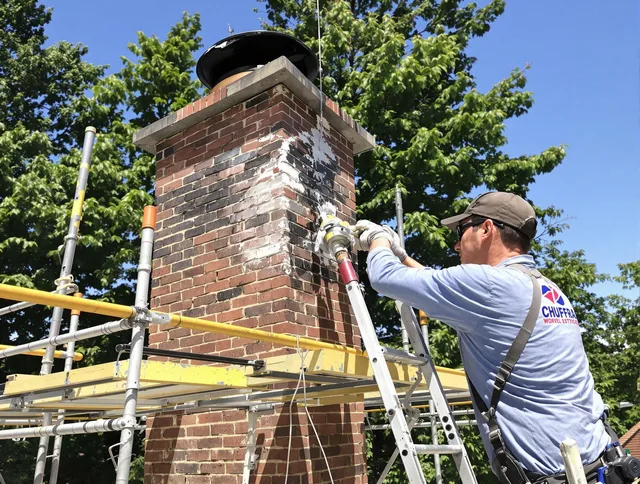 Structural chimney repair by North Haven Chimney Sweep in North Haven, CT