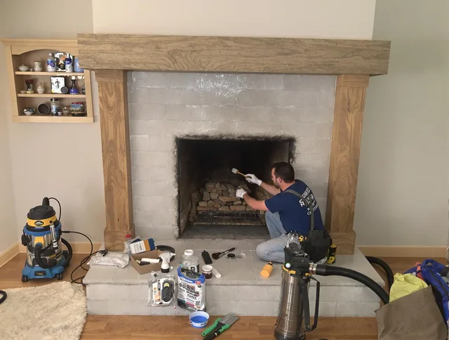 Detailed creosote removal process by North Haven Chimney Sweep in North Haven, CT