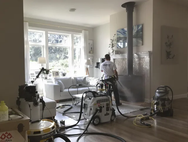 Soot removal service by North Haven Chimney Sweep for a fireplace in North Haven, CT