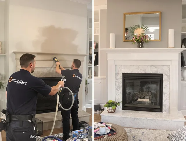 Professional soot removal by North Haven Chimney Sweep team in North Haven, CT